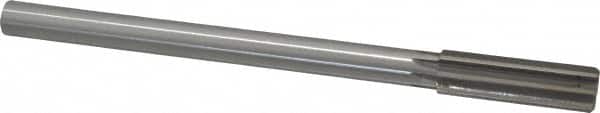 Made in USA - 0.688" High Speed Steel 8 Flute Chucking Reamer - Exact Tool & Supply