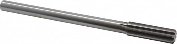 Made in USA - 0.69" High Speed Steel 8 Flute Chucking Reamer - Exact Tool & Supply