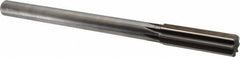 Made in USA - 0.733" High Speed Steel Chucking Reamer - Exact Tool & Supply