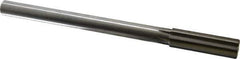 Made in USA - 0.736" High Speed Steel Chucking Reamer - Straight Flute, Straight Shank - Exact Tool & Supply