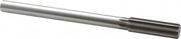 Made in USA - 0.747" High Speed Steel 8 Flute Chucking Reamer - Exact Tool & Supply