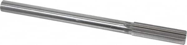 Made in USA - 0.751" High Speed Steel 8 Flute Chucking Reamer - Exact Tool & Supply