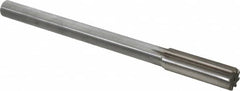 Made in USA - 0.767" High Speed Steel Chucking Reamer - Exact Tool & Supply