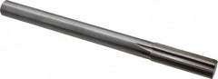 Made in USA - 0.845" High Speed Steel Chucking Reamer - Exact Tool & Supply