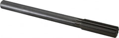 Made in USA - 0.858" High Speed Steel Chucking Reamer - Exact Tool & Supply