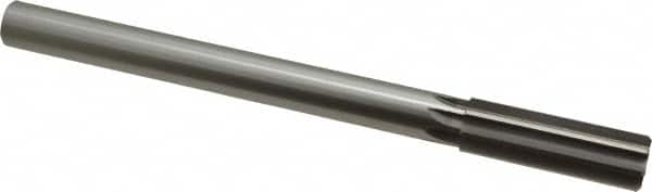 Made in USA - 0.876" High Speed Steel 8 Flute Chucking Reamer - Exact Tool & Supply