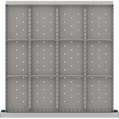 LISTA - 12-Compartment Drawer Divider Layout for 3.15" High Drawers - Exact Tool & Supply