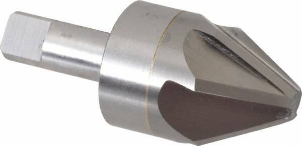 M.A. Ford - 1-1/4" Head Diam, 1/2" Shank Diam, 6 Flute 60° Solid Carbide Countersink - Exact Tool & Supply