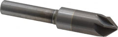 M.A. Ford - 3/8" Head Diam, 1/4" Shank Diam, 6 Flute 82° Solid Carbide Countersink - Exact Tool & Supply