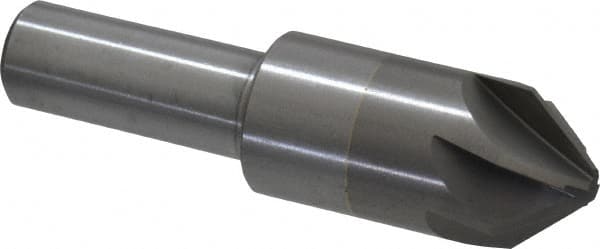M.A. Ford - 3/4" Head Diam, 1/2" Shank Diam, 6 Flute 82° Solid Carbide Countersink - Exact Tool & Supply