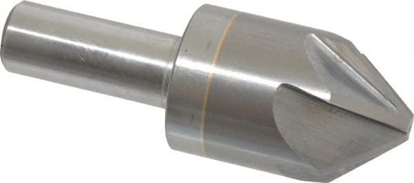 M.A. Ford - 1" Head Diam, 1/2" Shank Diam, 6 Flute 82° Solid Carbide Countersink - Exact Tool & Supply