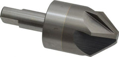 M.A. Ford - 1-1/4" Head Diam, 1/2" Shank Diam, 6 Flute 82° Solid Carbide Countersink - Exact Tool & Supply