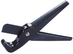 Made in USA - 1-1/4" Pipe Capacity, Tube & Pipe Cutter - Cuts Plastic Pipe and Hose, Use with 1-1/4 Inch Plastic Pipe - Exact Tool & Supply