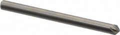 M.A. Ford - 1/8" Head Diam, 1/8" Shank Diam, 6 Flute 100° Solid Carbide Countersink - Exact Tool & Supply