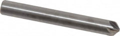 M.A. Ford - 1/4" Head Diam, 1/4" Shank Diam, 6 Flute 100° Solid Carbide Countersink - Exact Tool & Supply