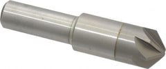 M.A. Ford - 1/2" Head Diam, 3/8" Shank Diam, 6 Flute 100° Solid Carbide Countersink - Exact Tool & Supply