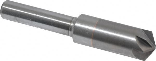 M.A. Ford - 3/8" Head Diam, 1/4" Shank Diam, 6 Flute 120° Solid Carbide Countersink - Exact Tool & Supply