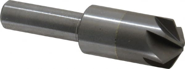M.A. Ford - 5/8" Head Diam, 3/8" Shank Diam, 6 Flute 120° Solid Carbide Countersink - Exact Tool & Supply