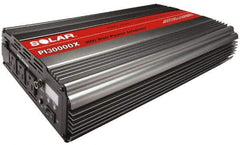 Solar - 3 Connection, 12 VDC Input, 120 VAC Output, 6,000 Peak Wattage, Power Inverter - 3,000 Watt Continuous Output Power - Exact Tool & Supply