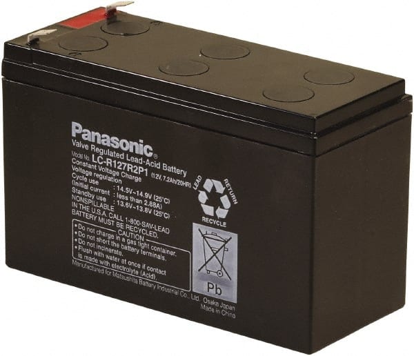 Streamlight - Lead Rechargeable Batteries; Terminal Style: Quick-Disconnect Tabs ; Lead-Acid or Pure Lead: Lead-Acid ; Voltage: 12.00 - Exact Tool & Supply