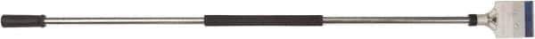 Hyde Tools - Stiff Carbon Steel 2-Edge Scraper - 4" Blade Width, 54" Long Metal Handle - Exact Tool & Supply
