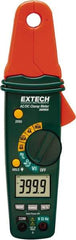 Extech - 380950, CAT III, Digital Average Responding Clamp Meter with 0.5" Clamp On Jaws - 600 VAC/VDC, 80 AC/DC Amps, Measures Voltage, Capacitance, Duty Cycle, Frequency, Resistance - Exact Tool & Supply