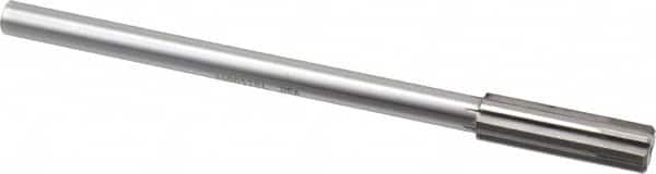 Made in USA - 37/64" Carbide-Tipped 6 Flute Chucking Reamer - Exact Tool & Supply