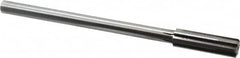 Made in USA - 19/32" Carbide-Tipped 6 Flute Chucking Reamer - Exact Tool & Supply