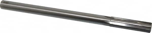 Made in USA - 39/64" Carbide-Tipped 6 Flute Chucking Reamer - Exact Tool & Supply