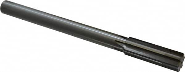 Made in USA - 57/64" Carbide-Tipped 6 Flute Chucking Reamer - Exact Tool & Supply
