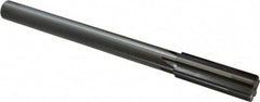 Made in USA - 57/64" Carbide-Tipped 6 Flute Chucking Reamer - Exact Tool & Supply