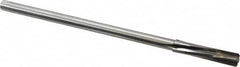 Made in USA - 3/8" Carbide-Tipped 4 Flute Chucking Reamer - Exact Tool & Supply
