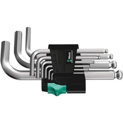 Wera - Hex Key Sets Tool Type: Hex Handle Type: L-Key Long Arm - Exact Tool & Supply