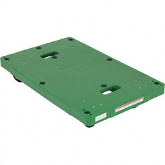 Vestil - 500 Lb Capacity Plastic Dolly - 33" Long x 21" Wide - Exact Tool & Supply