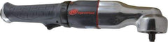 Ingersoll-Rand - 3/8" Drive, 7,100 RPM, 45 to 160 Ft/Lb Torque Impact Wrench - Angled Handle, 3.5 CFM, 1/4" NPT Inlet - Exact Tool & Supply