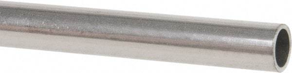 Made in USA - 6' Long, 3/8" OD, 3003-H14 Aluminum Tube - 0.035" Wall Thickness - Exact Tool & Supply