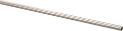 Made in USA - 6' Long, 1/4" OD, 6061-T6 Aluminum Tube - 0.035" Wall Thickness - Exact Tool & Supply
