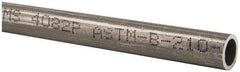 Made in USA - 6' Long, 5/16" OD, 6061-T6 Aluminum Tube - 0.035" Wall Thickness - Exact Tool & Supply