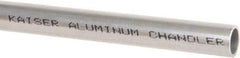 Made in USA - 6' Long, 1/2" OD, 6061-T6 Aluminum Tube - 0.049" Wall Thickness - Exact Tool & Supply