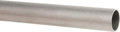 Made in USA - 6' Long, 1" OD, 6061-T6 Aluminum Tube - 0.049" Wall Thickness - Exact Tool & Supply