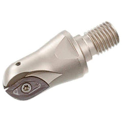 Iscar - 1-1/4" Cut Diam, 1.024" Max Depth of Cut, 3.071" OAL, Indexable Ball Nose End Mill - 2.087" Head Length, M16 Modular Connection, BCM-M Toolholder, BCR... Insert - Exact Tool & Supply