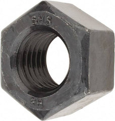 Value Collection - 3/4-10 UNC Steel Right Hand Heavy Hex Nut - 1-1/4" Across Flats, 47/64" High, Uncoated, 2B Class of Fit - Exact Tool & Supply