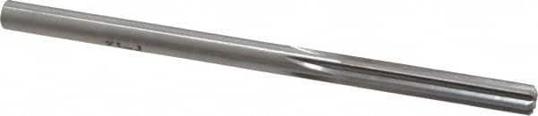 Made in USA - #4 High Speed Steel 6 Flute Chucking Reamer - Exact Tool & Supply
