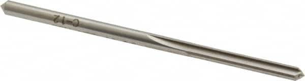 Made in USA - #27 High Speed Steel 4 Flute Chucking Reamer - Exact Tool & Supply