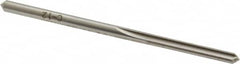 Made in USA - #27 High Speed Steel 4 Flute Chucking Reamer - Exact Tool & Supply
