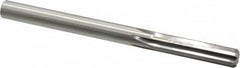 Made in USA - 13/32" High Speed Steel 6 Flute Chucking Reamer - Exact Tool & Supply