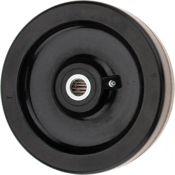 Hamilton - 8 Inch Diameter x 2 Inch Wide, Phenolic Caster Wheel - 1,400 Lb. Capacity, 2-3/16 Inch Hub Length, 3/4 Inch Axle Diameter, Straight Roller Bearing - Exact Tool & Supply