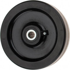 Hamilton - 8 Inch Diameter x 2 Inch Wide, Phenolic Caster Wheel - 1,400 Lb. Capacity, 2-3/16 Inch Hub Length, 3/4 Inch Axle Diameter, Straight Roller Bearing - Exact Tool & Supply
