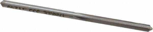 Made in USA - 0.124" High Speed Steel 4 Flute Chucking Reamer - Exact Tool & Supply
