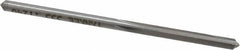 Made in USA - 0.124" High Speed Steel 4 Flute Chucking Reamer - Exact Tool & Supply
